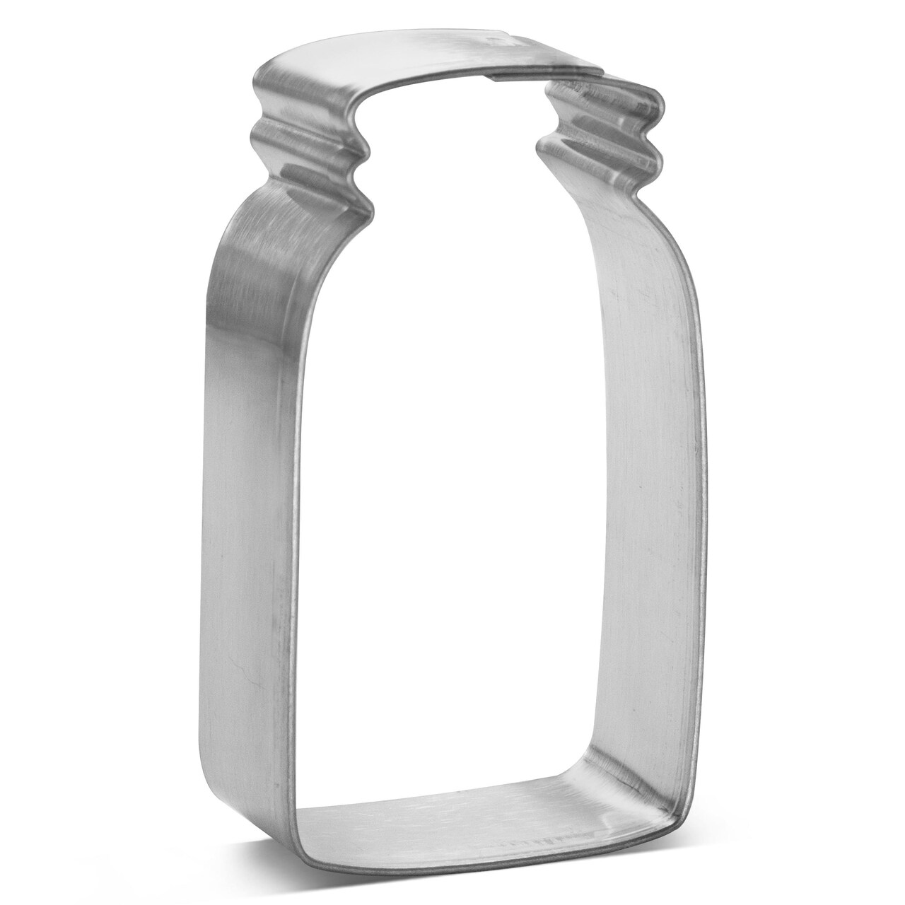 Mini Mason Jar Cookie Cutter 2 in M184 - CookieCutter.com - USA Tin Plated Steel
